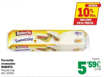 Makro Roberto Pan molde tramazzino oferta