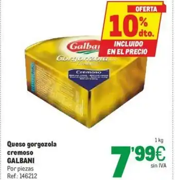 Makro Galbani Queso gorgozola cremoso oferta