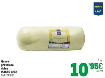 Makro Makkro Chef Queso provolone dulce oferta