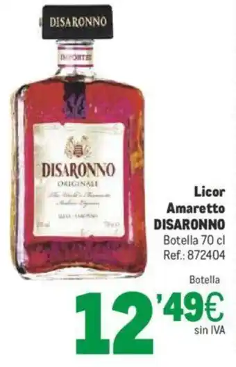 Makro Disaronno Licor Amaretto 70cl oferta
