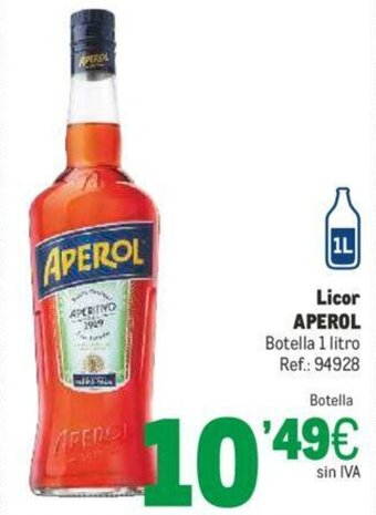 Makro Aperol Licor oferta