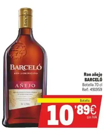 Makro Barceló Ron añejo Botella 70cl oferta