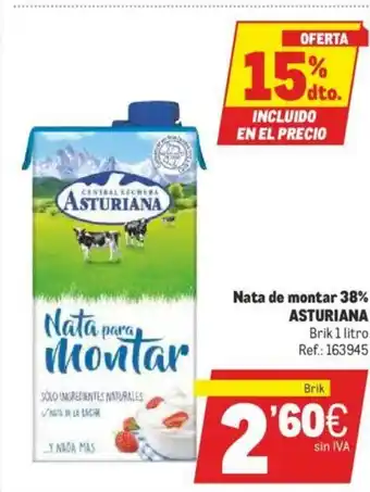Asturiana Nata de montar 38% 1litro