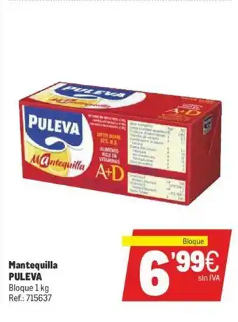 Makro Puleva Mantequilla 1kg oferta