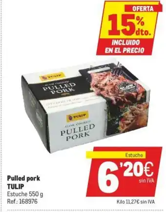 Makro Tulip Pulled pork 550g oferta
