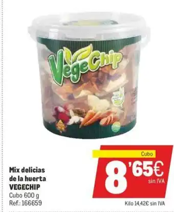 Makro Vegechip Mix delicias de la huerta 600g oferta