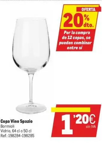 Makro Copa Vino Spazio oferta