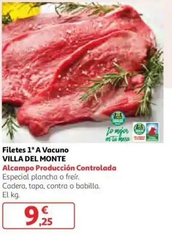 Alcampo Villa Del Monte Filetes 1 A Vacuno oferta