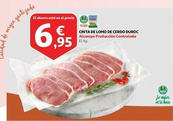 Alcampo Cinta de Lomo de Cerdo Duroc oferta