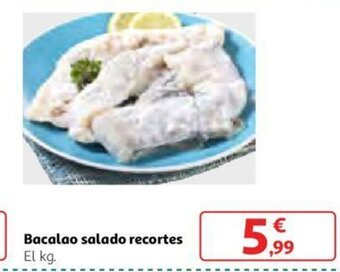 Alcampo Bacalao salado recortes oferta
