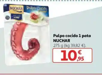 Alcampo Nuchar Pulpo cocido 1 pata 275g oferta
