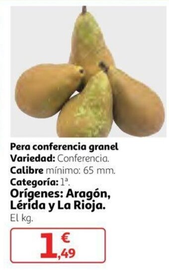 Alcampo Pera conferencia granel oferta