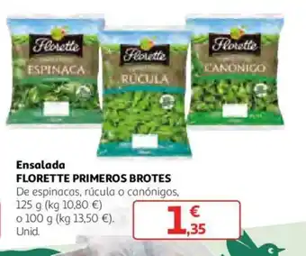 Alcampo Florette Primeros Brotes Ensalada 125g o 100g oferta