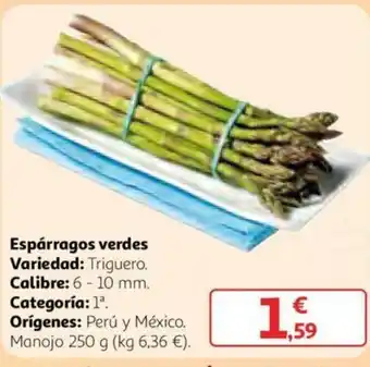 Alcampo Espárragos verdes 250g oferta
