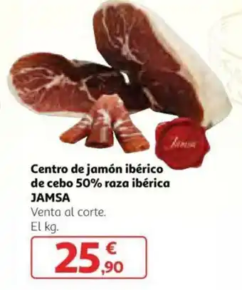 Alcampo Jamsa Centro de jamón ibérico de cebo 50% raza ibérica oferta