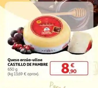 Alcampo Castillo De Pambre Queso arzúa-ulloa 650g oferta
