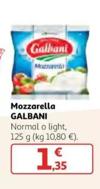 Alcampo Galbani Mozzarella 125g oferta