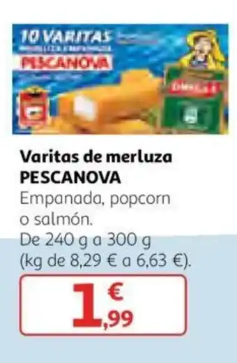 Alcampo Pescanova Varitas de merluza 300g oferta