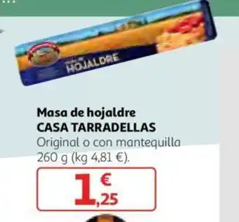 Alcampo Casa Tarradellas Masa de hojaldre 260g oferta