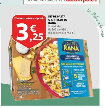 Alcampo Rana Kit De Pasta O Kir Risotto 362g a 430g oferta