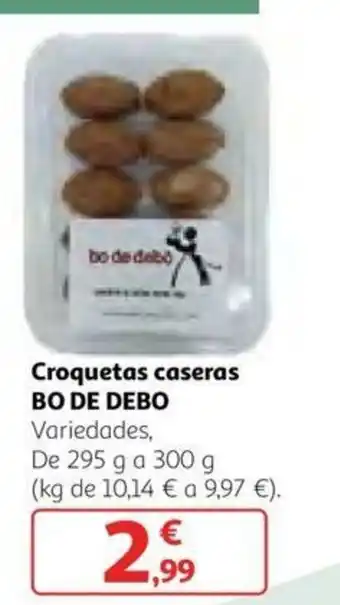 Alcampo Bo De Debo Croquetas caseras 295g a 300g oferta