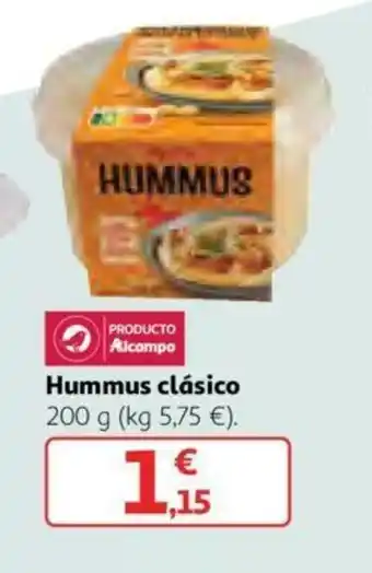 Alcampo Hummus clásico 200g oferta