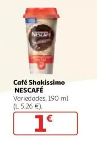 Alcampo Nescafé Café Shakissimo 190ml oferta