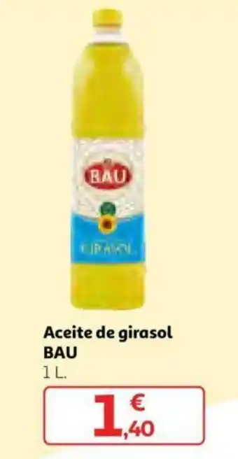 Alcampo Bau Aceite de girasol 1L oferta
