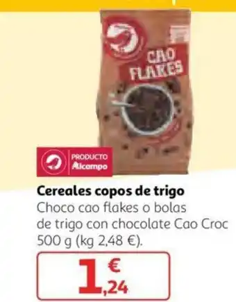 Alcampo Cereales copos de trigo 500g oferta