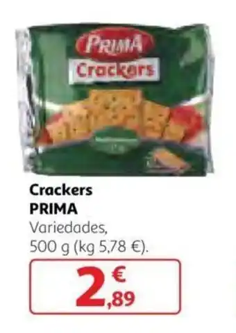 Alcampo Prima Crackers 500g oferta