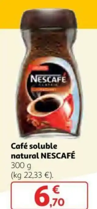 Alcampo Nescafé café soluble natural 300g oferta