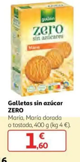 Alcampo Zero Galletas sin azúcar 400g oferta
