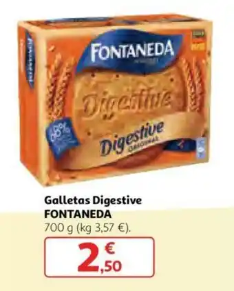 Alcampo Fontaneda Galletas Digestive 700g oferta