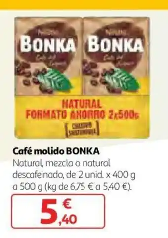 Alcampo Bonka Café Molido 500g oferta