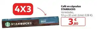 Alcampo Starbucks Café en cápsulas oferta