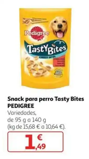 Alcampo Pedigree Snack para perro tasty bites oferta