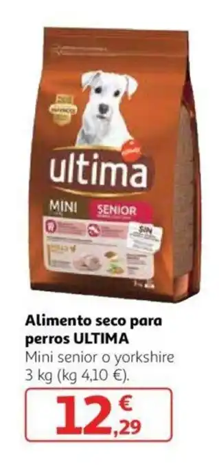 Alcampo Ultima Alimento seco para perros 3 kg oferta