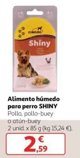 Alcampo Shiny Alimento húmedo para perro oferta