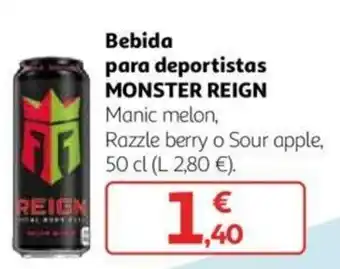 Alcampo Monster Reign Bebida para deportistas 50 cl oferta