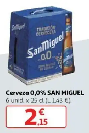 Alcampo San Miguel Cerveza oferta