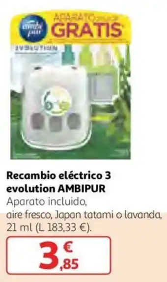 Alcampo Ambipur Recambio eléctrico evolution oferta