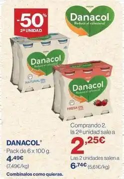 El Corte Inglés Danone - danacol oferta