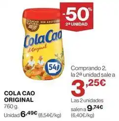 El Corte Inglés Cola cao - original oferta