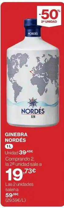 El Corte Inglés Nordes - ginebra oferta