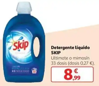 Alcampo Skip Detergente líquido 33 dosis oferta