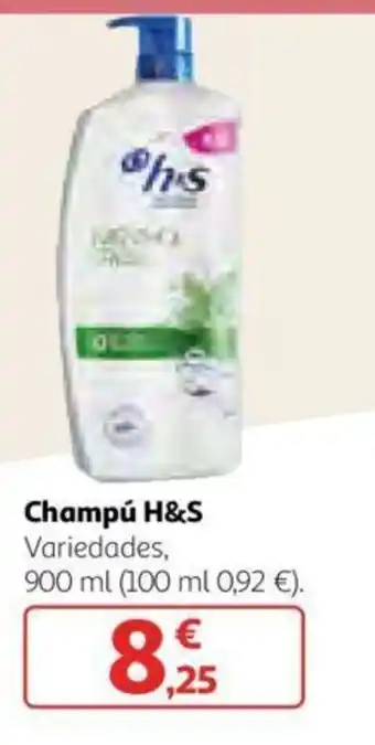 Alcampo H&S Champú 900ml oferta