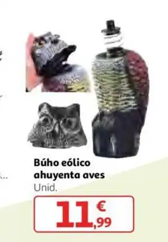 Alcampo Búho e áólico ahuyenta aves Unid. oferta