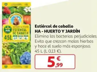 Alcampo Estiércol de caballo Ha-Huerto Y Jardín 45 L oferta