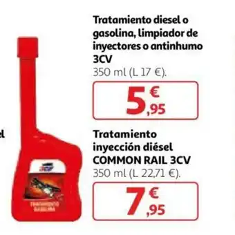 Alcampo Tratamiento diesel o gasolina, limpiador de inyectores o antinhumo 3CV 350ml oferta