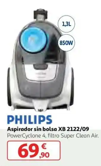 Alcampo Philips Aspirador sin bolsa XB 2122/09 oferta